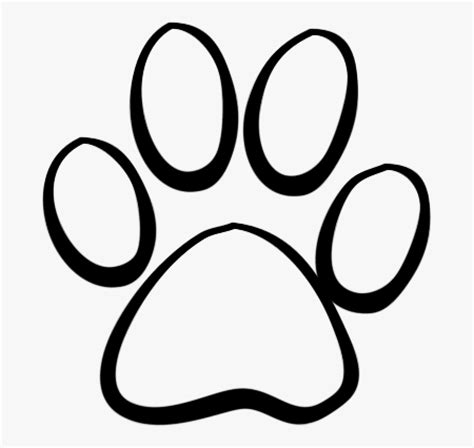 paw print outline